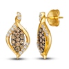 Thumbnail Image 1 of Le Vian Diamond Earrings 1/2 ct tw Round 14K Honey Gold