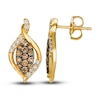 Thumbnail Image 2 of Le Vian Diamond Earrings 1/2 ct tw Round 14K Honey Gold
