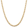 Thumbnail Image 2 of Men's Solid Quad Rope Chain Necklace 14K Yellow Gold 5mm 24"