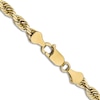 Thumbnail Image 2 of Men's Solid Quad Rope Chain Necklace 14K Yellow Gold 5mm 24"