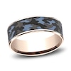 Thumbnail Image 1 of Men's Camo Wedding Band 14K Rose Gold/Tantalum 7.5mm