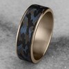 Thumbnail Image 4 of Men's Camo Wedding Band 14K Rose Gold/Tantalum 7.5mm