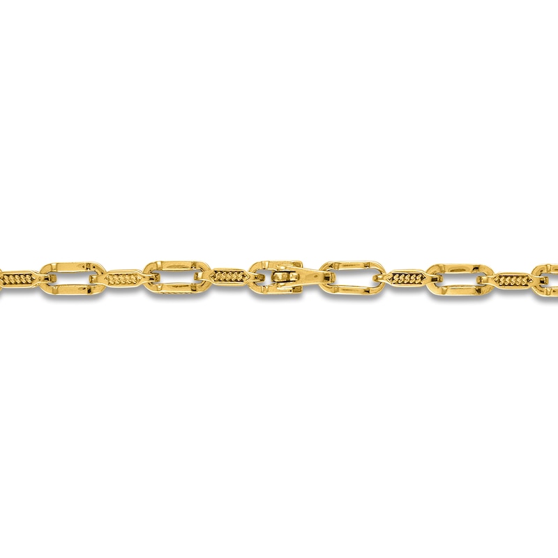 Main Image 3 of 1933 by Esquire Men's Solid Cable Link Necklace 14K Yellow Gold-Plated Sterling Silver 22.25" 5.75mm