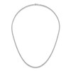 Thumbnail Image 2 of Solid Rope Chain Necklace Platinum 30" 2.2mm