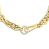 Thumbnail Image 3 of Crivelli Diamond Double Link Necklace 1-7/8 ct tw Round 18K Yellow Gold 18"