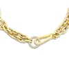 Thumbnail Image 4 of Crivelli Diamond Double Link Necklace 1-7/8 ct tw Round 18K Yellow Gold 18"