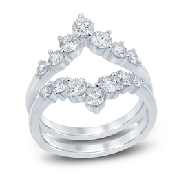 Diamond Insert Ring 1-1/2 ct tw Round 14K White Gold
