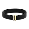 Thumbnail Image 3 of ZYDO Diamond Mesh Black Stretch Bracelet 1/4 ct tw Round 18K Yellow Gold/Black Stainless Steel 6.5"