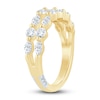 Thumbnail Image 2 of Pnina Tornai Round & Marquise-Cut Diamond Double Halo Wedding Band 1 ct tw 14K Yellow Gold