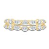 Thumbnail Image 3 of Pnina Tornai Round & Marquise-Cut Diamond Double Halo Wedding Band 1 ct tw 14K Yellow Gold