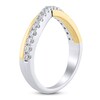 Thumbnail Image 2 of Diamond Anniversary Band 1/2 ct tw 14K Two-Tone Gold