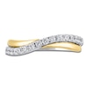 Thumbnail Image 3 of Diamond Anniversary Band 1/2 ct tw 14K Two-Tone Gold