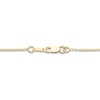 Thumbnail Image 3 of Baguette-Cut Natural Amethyst & Diamond Accent Necklace 10K Yellow Gold 18"