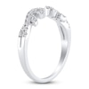 Thumbnail Image 2 of Diamond Open Cuff Swirl Anniversary Ring 1/5 ct tw 14K White Gold