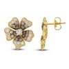 Thumbnail Image 1 of Le Vian Diamond Flower Earrings 1-1/2 ct tw 14K Honey Gold