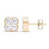 Thumbnail Image 1 of Diamond Clover Stud Earrings 1 ct tw 10K Yellow Gold