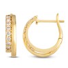 Thumbnail Image 1 of Le Vian Diamond Two-Row Hoop Earrings 5/8 ct tw 14K Honey Gold