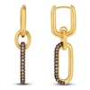 Thumbnail Image 1 of Le Vian Diamond Link Drop Earrings 1/2 ct tw 14K Honey Gold