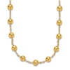 Thumbnail Image 1 of Blue Nile X Jared Bead Station Necklace 14K Yellow Gold 18"