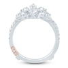 Thumbnail Image 4 of Pnina Tornai Marquise & Pear-Shaped Lab-Grown Diamond Enhancer Ring 1-7/8 ct tw 14K White Gold