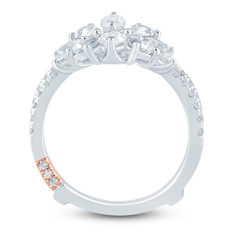 Main Image 4 of Pnina Tornai Marquise & Pear-Shaped Lab-Grown Diamond Enhancer Ring 1-7/8 ct tw 14K White Gold