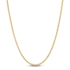 Thumbnail Image 1 of Solid Glitter Rope Chain 1.5mm 14K Yellow Gold 18"