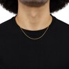 Thumbnail Image 4 of Solid Glitter Rope Chain 1.5mm 14K Yellow Gold 18"
