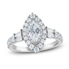 Thumbnail Image 1 of Vera Wang VOW Marquise-Cut Diamond Double Halo Engagement Ring 1-5/8 ct tw 14K White Gold