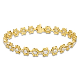 Unspoken Diamond Bracelet 3 ct tw 14K Yellow Gold 7"