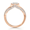 Thumbnail Image 2 of J'Lure Lab-Grown Diamond Square-Emerald Step-Cut Engagement Ring 1-3/8 ct tw 18K Rose Gold