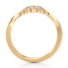 Thumbnail Image 2 of J'Lure Lab-Grown Diamond Scalloped Wedding Band 1/8 ct tw 18K Yellow Gold