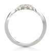 Thumbnail Image 2 of J'Lure Lab-Grown Diamond Scalloped Wedding Band 1/8 ct tw 18K White Gold