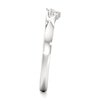 Thumbnail Image 3 of J'Lure Lab-Grown Diamond Scalloped Wedding Band 1/8 ct tw 18K White Gold