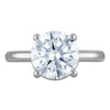 Thumbnail Image 3 of Round-Cut Lab-Grown Diamond Solitaire Plus Engagement Ring 3-1/2 ct tw Platinum (VS2/F)