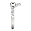 Thumbnail Image 3 of J'Lure Hexagon Step-Cut Lab-Grown Diamond Contour Wedding Band 3/4 ct tw 18K White Gold