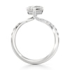 Thumbnail Image 2 of J'Lure Imperial-Emerald Step-Cut Lab-Grown Diamond Bypass Engagement Ring 1-1/3 ct tw 18K White Gold