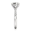 Thumbnail Image 3 of J'Lure Imperial-Emerald Step-Cut Lab-Grown Diamond Bypass Engagement Ring 1-1/3 ct tw 18K White Gold