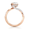 Thumbnail Image 2 of J'Lure Hexagon Brilliant-Cut Lab-Grown Diamond Bypass Engagement Ring 2-3/8 ct tw 18K Rose Gold