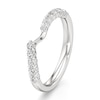 Thumbnail Image 4 of J'Lure Lab-Grown Diamond Contour Wedding Band 3/8 ct tw 18K White Gold
