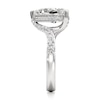 Thumbnail Image 3 of J'Lure Pear Step-Cut Lab-Grown Diamond Bypass Engagement Ring 3-1/2 ct tw 18K White Gold