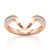 Thumbnail Image 1 of J'Lure Lab-Grown Diamond Contour Wedding Band 1/5 ct tw 18K Rose Gold
