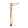 Thumbnail Image 3 of J'Lure Lab-Grown Diamond Contour Wedding Band 1/5 ct tw 18K Rose Gold