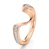 Thumbnail Image 4 of J'Lure Lab-Grown Diamond Contour Wedding Band 1/5 ct tw 18K Rose Gold