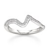 Thumbnail Image 1 of J'Lure Lab-Grown Diamond Contour Wedding Band 1/6 ct tw 18K White Gold