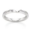 Thumbnail Image 1 of J'Lure Baguette-Cut Lab-Grown Diamond Contour Wedding Band 3/8 ct tw 18K White Gold