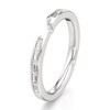 Thumbnail Image 4 of J'Lure Baguette-Cut Lab-Grown Diamond Contour Wedding Band 3/8 ct tw 18K White Gold
