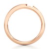Thumbnail Image 2 of J'Lure Baguette-Cut Lab-Grown Diamond Contour Wedding Band 3/8 ct tw 18K Rose Gold