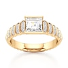 Thumbnail Image 1 of J'Lure Carre Step-Cut Lab-Grown Diamond Engagement Ring 1-1/6 ct tw 18K Yellow Gold