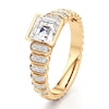 Thumbnail Image 4 of J'Lure Carre Step-Cut Lab-Grown Diamond Engagement Ring 1-1/6 ct tw 18K Yellow Gold