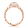 Thumbnail Image 2 of J'Lure Carre Step-Cut Lab-Grown Diamond Engagement Ring 2-1/3 ct tw 18K Rose Gold